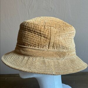 Vintage Tan Corduroy Women’s Bucket Hat